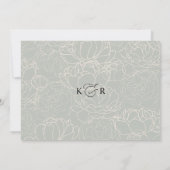 Rustikales Abendessen vor der Probe Einladung (Rückseite)