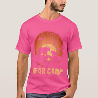 Rustikales Abenteuerbären-Camp Schwuler Bär T-Shirt
