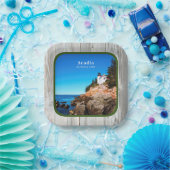 Rustikales Acadia Nationalpark Individuelles Foto  Pappteller (Party)