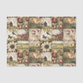 Rustikales Ackerland Seidenpapier (Vorderseite)