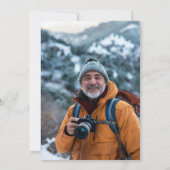 Rustikales Adventure Begin Mountain Retirement Par Einladung (Rückseite)