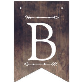 Rustikales Adventure geschlechtsneutral Babydusche Wimpelkette (Dritte Fahne)