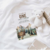 Rustikales Adventure Happy Camper Erster Geburtsta Einladung