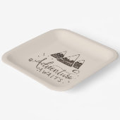 Rustikales Adventure Themed Baby Dusche Pappteller (Gewinkelt)