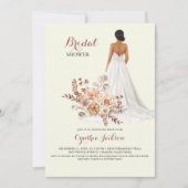 Rustikales afrikanisches Brautparty Einladung (Vorderseite)