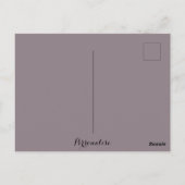 Rustikales Afrikanisches Gelbschwanz-Blume-Lesezei Postkarte (Rückseite)