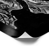 Rustikales Ahornblatt Poster (Ecke)