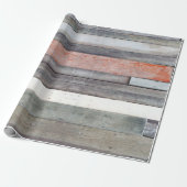 Rustikales altes Barholz Geschenkpapier (Ungerollt)