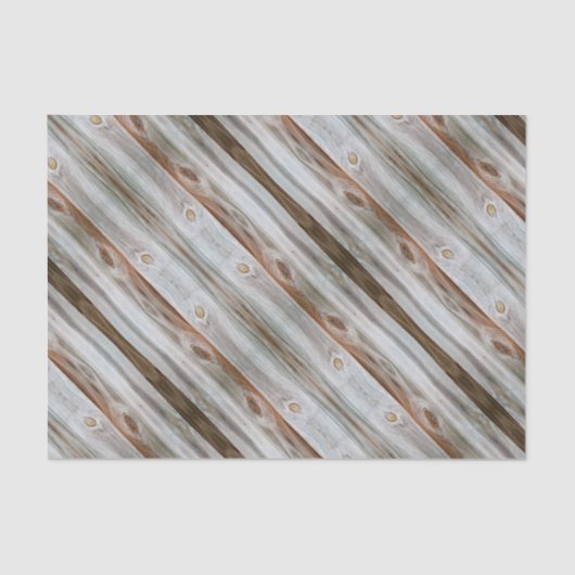 Rustikales, altes Holz, braun und grau Seidenpapier (Vorderseite)