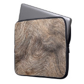 Rustikales altes Holz, texturierter Hintergrund Laptopschutzhülle (Vorderseite Links)
