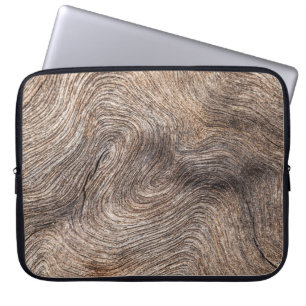 Rustikales altes Holz, texturierter Hintergrund Laptopschutzhülle