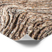 Rustikales altes Holz, texturierter Hintergrund Poster (Ecke)