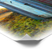 Rustikales altJunk Yard Outhouse Poster (Ecke)