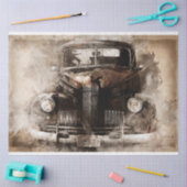 Rustikales Altvintage - Enttäuschung Seidenpapier (Basteln)