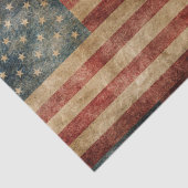 rustikales Americana, USA-Flagge, Grunge, Vintag, Seidenpapier (Ausschnitt)