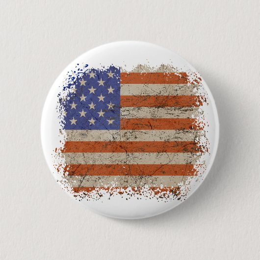 Rustikales amerikanisches Button (Vorderseite)