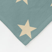 Rustikales amerikanisches Flag Fleece Blanket-Gesc (Ecke)