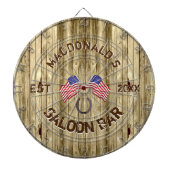 Rustikales amerikanisches Saal-Bar Dartscheibe (vorne)