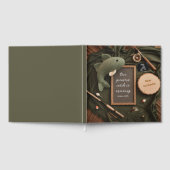 Rustikales Angelgedankenbuch Gästebuch (Voll)