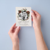 rustikales Ankündigung Datum freihalten Flyer (Gruppe)