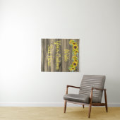 Rustikales Anniversary Party Foto Stand Prop Wandteppich (Beispiel (Horizontal))