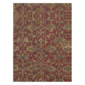 Rustikales antikes orientalisch-persisches Rotes M Tischdecke (Vorderseite)