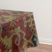 Rustikales antikes orientalisch-persisches Rotes M Tischdecke (Beispiel)