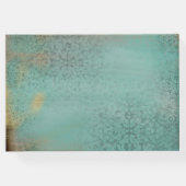 Rustikales Antiquitätenbuch Gästebuch (Rückseite)