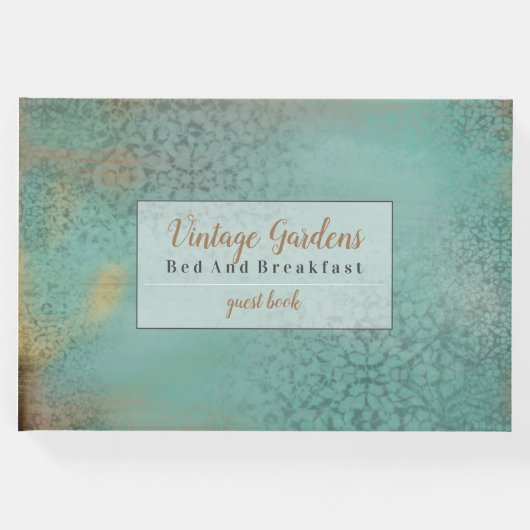 Rustikales Antiquitätenbuch Gästebuch (Vorderseite)