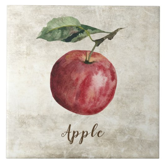 Rüstikales Apfel-Faux-Keramikfliesen Fliese (Vorderseite)