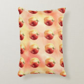 Rustikales Apfelmuster in Aquarellfarbe, beidseiti Dekokissen (Vorderseite(Vertikal))