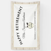 Rustikales Appellerschulalter Banner (Vertikal)