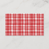 Rustikales Apple-Brautparty Begleitkarte (Rückseite)