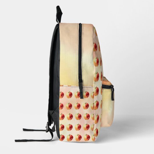 Rustikales Apple-Muster-Backpack Bedruckter Rucksack (Links)