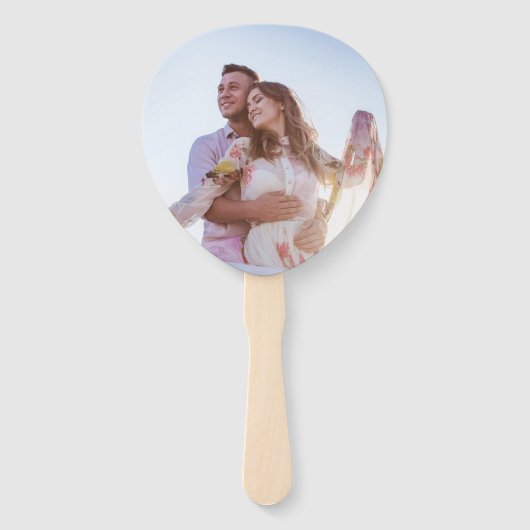 Rustikales Aqua Lilac Verlasse Save the Date Fächer (Rückseite)