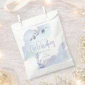 Rustikales Aqua Lilac Verlasse Save the Date Geschenktütchen (Ausgeschnitten)