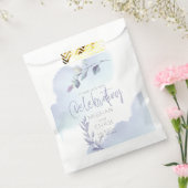 Rustikales Aqua Lilac Verlasse Save the Date Geschenktütchen (Versiegelt)