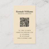 Rustikales Aquarell Antipasto Platter Catering Bus Visitenkarte (Rückseite)