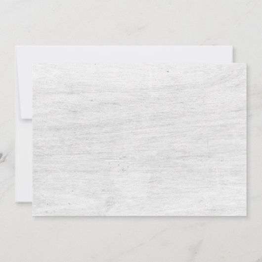 Rustikales Aquarell Sukkultureller Polterabend Einladung (Rückseite)