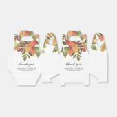 Rustikales Aquarellfarben Herbst Danke für die Box Geschenkschachtel (Ungefaltet)