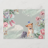 Rustikales Australien Tierbücher für Baby Begleitkarte (Rückseite)