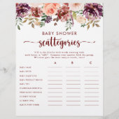 Rustikales Baby-Duschgitter-Spiel (Vorderseite)