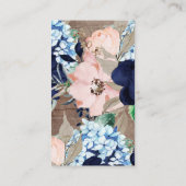 Rustikales Baby-Duschkabine-Windeln-Raffle-Ticket Begleitkarte (Rückseite)