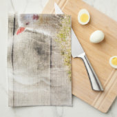 Rustikales Baby Lamm Geschirrtuch (Viertel Falte)