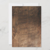 Rustikales BABY-Q Picnic Sonnenblume Kariertes Hol Einladung (Rückseite)