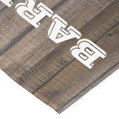 Rustikales Barboard Kurzer Tischläufer (Ecke)
