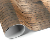 Rustikales Barholz Geschenkpapier (Rolleneckpunkt)