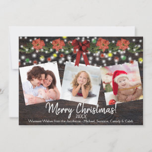 Rustikales Barholz & Lights 3 Foto Weihnachten