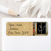 Rustikales Barnholz mit Graffiti Herzanfang (Insitu)