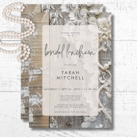 Rustikales Barnwood & Bridal Lace Bridal Luncheon